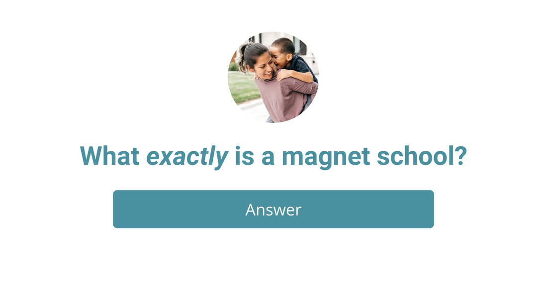 Pop-up card: What IS a magnet school?